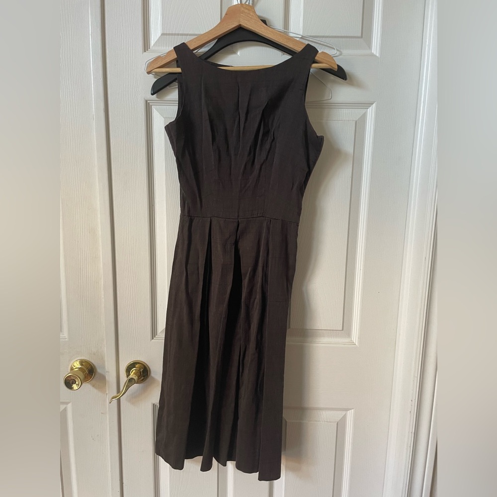 Vintage brown dress, xs 24” waist